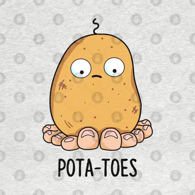 Potatoes Cute Potato With Toes Pun by punnybone